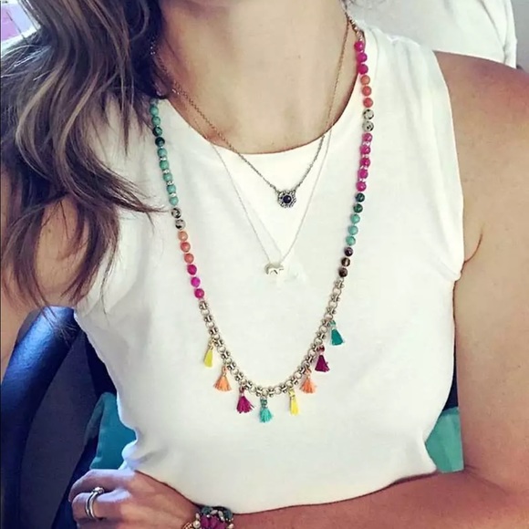 Convertible beaded Necklace/Bracelet - Picture 2 of 8